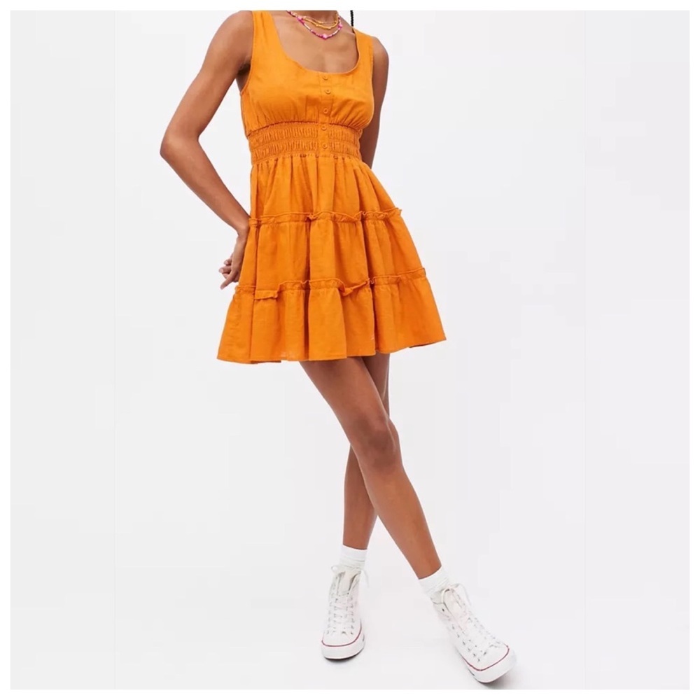 Urban Outfitters Hailey Tiered Mini Dress